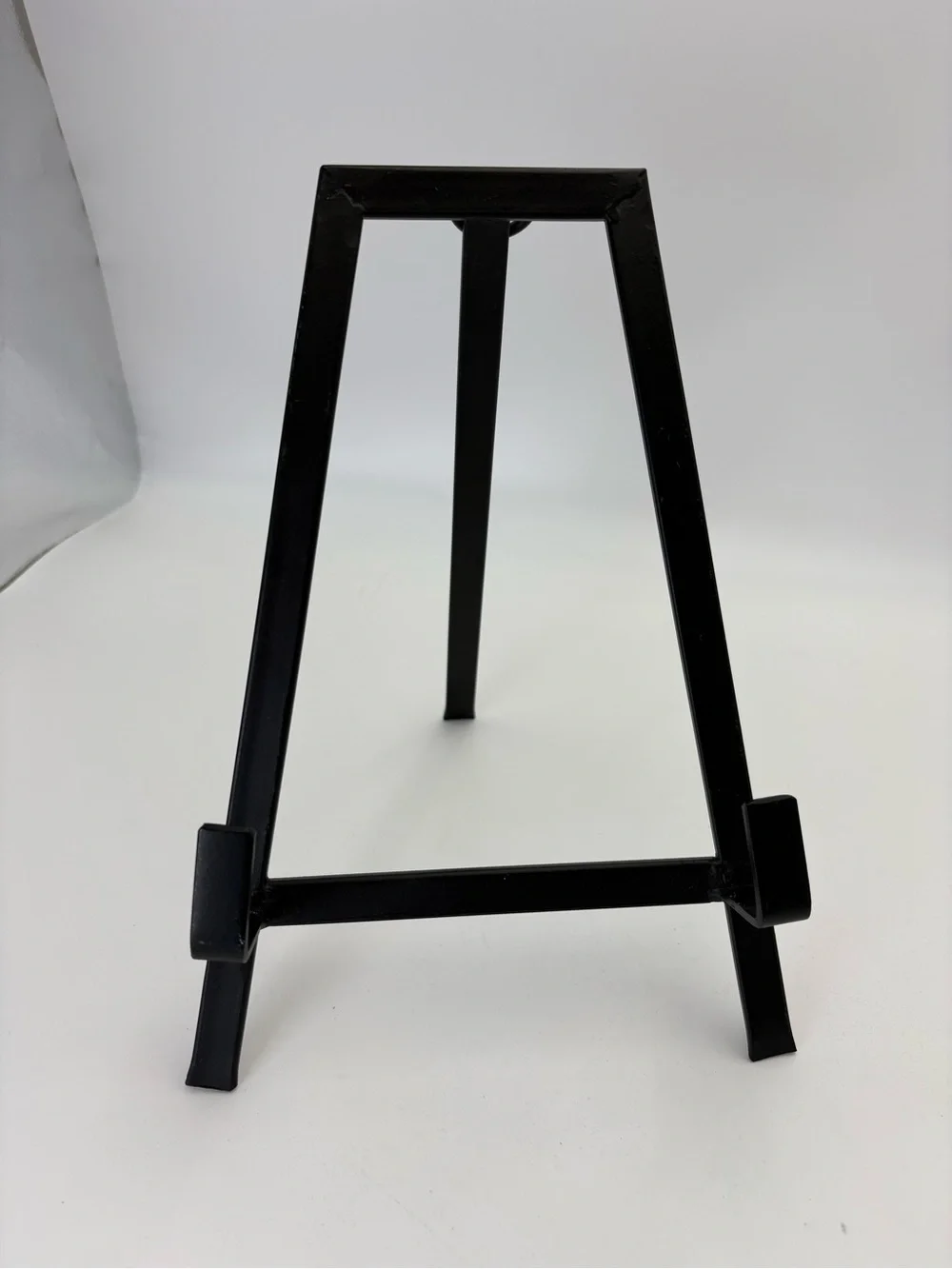 Large Black Metal Display Easel Stand - Heavy Duty